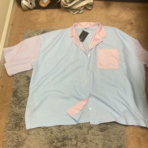 Fashion nova oversized blouse us 3x